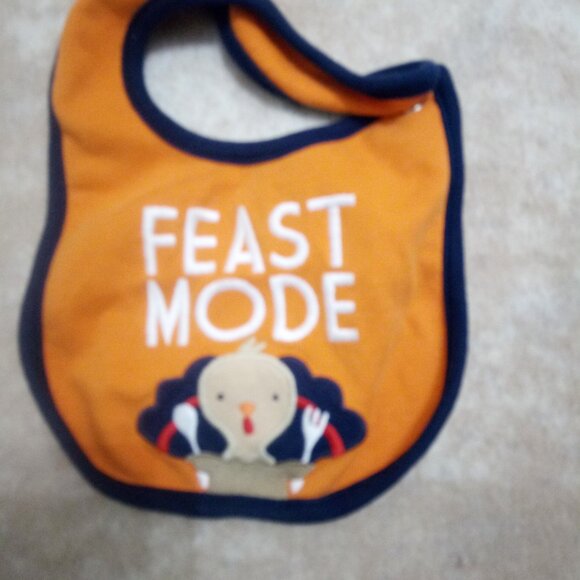 "Just One You", Baby Turkey Bib - Picture 1 of 4
